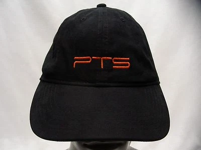 PTS - ORANGE LOGO ON BLACK POLY BLEND - ADJUSTABLE BALL CAP HAT! - Image 1 of 4