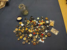 Job Lot Of Old Vintage Buttons
