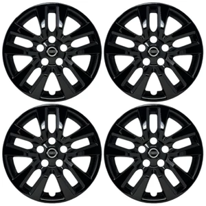 Hubcap Set for Nissan Altima 2013-2018 Custom Gloss Black OEM 16-inch 53088 - Picture 1 of 6
