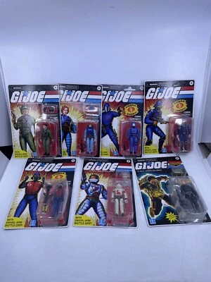 (7) Lote de figuras de acción GI Joe Haslab Skystriker Cobra Scarlett Rip Cord Ace 3,75" Foto 1 de 4