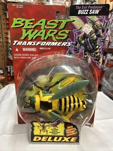 Kenner Vintage 1996 Transformers Beast Wars Deluxe Predacon Buzz Saw Displayed - Picture 1 of 2