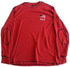 Polo Ralph Lauren Sleepwear Thermal Shirt Mens Size L - American Flag