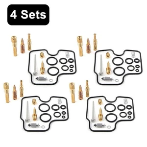 For Honda CB400SF NC31 CB400 SF 4 Set Carburetor Rebuild Kit Main&Slow Jets - Picture 1 of 6
