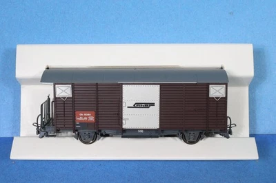 Bemo HOe - HOm 1:87 Scale / 9mm Narrow Gauge RhB Covered Freight Wagon 2256 - Image 1 of 4