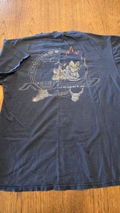 Rare Vintage Distressed DRAGON BALL Z Vegeta T Shirt Manga TV Movie Promo - Picture 1 of 10