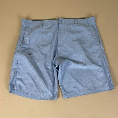 Pantalones Cortos Burnside Tinta Brezo Azul Frente Plano Talla 40 Foto 1 de 4