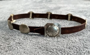 Vintage Polo Ralph Lauren Concho Western Gürtel Gr. M Leder Indianer Indianer - Bild 1 von 24