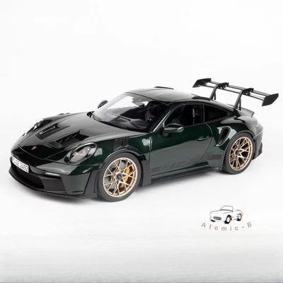 NOREV 1:12 Porsche 911 GT3 RS 2022 Simulation Alloy Car Model Green - Image 1 of 4