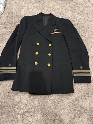 ID’D NAMED NAVAL AVIATOR NAVY PILOT VET WWII WW2 DRESS UNIFORM OFFICER RIBBONS - Image 1 of 4