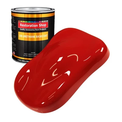 Pintura base de uretano Pro Street Red de 1 galón para carrocería de auto Foto 1 de 4