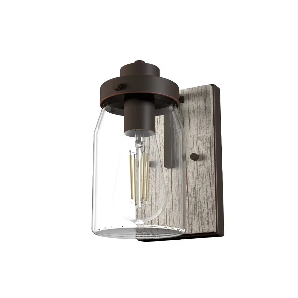 Onyx Bengal One Light Wall Sconce from the Devon Park Collection - Image 1 of 1