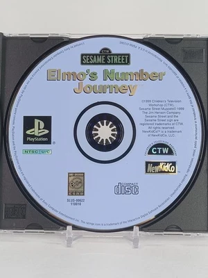 Sesame Street: Elmo's Number Journey (Sony PlayStation 1, 1999) Tested Working - Image 1 of 2