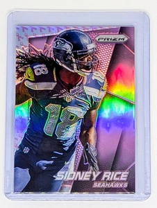 2014 Panini Prizm Pink Prizm #73 Sidney Rice Seattle Seahawks SSP - Foto 1 di 2