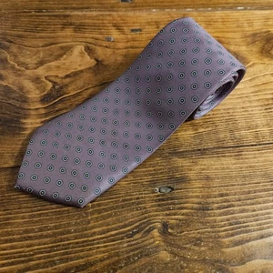 Michael Reed Collection 100% Silk Men’s Tie Purple Floral Geometric Pattern 56” - Picture 1 of 5