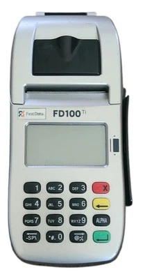 first data fd100ti Pin Pad Card Reader (No Cords) - Image 1 of 4