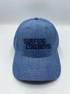 Surfing Cowboys Charlie Don't Surf Blue Graphic Snapback Hat Cap One Size - Picture 1 of 7