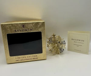 Baldwin Limited Addition 2009 24 KT Gold Finished Brass - Picture 1 of 4