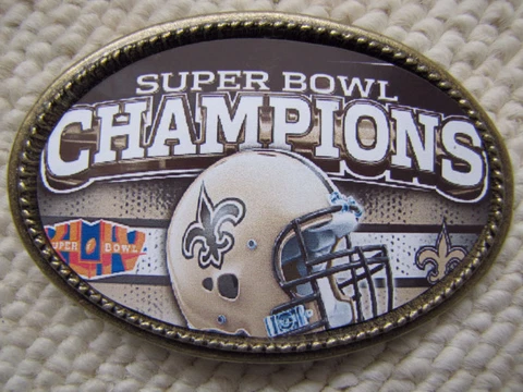 NEW ORLEANS SAINTS SUPER BOWL Championship  Buckle -NEW Cover
