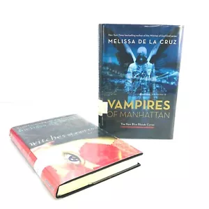 Melissa De La Cruz Hardcover Books 2X Witches of East End Vampires of Manhattan - Foto 1 di 11