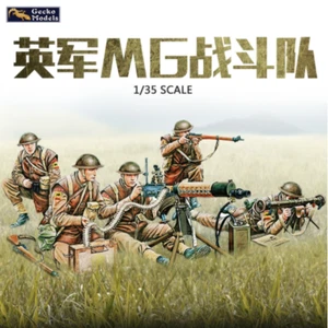 Gecko Models 35GM0013 1/35 WWII British MG Team In Combat [N.W.Europe] - Picture 1 of 5