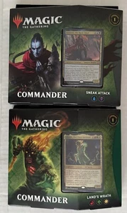 MTG Magic the Gathering ZENDIKAR RISING SET OF 2 COMMANDER DECKS - Picture 1 of 2
