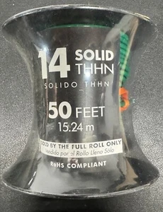 Southwire 14g Solid THHN 50 Feet Copper Green (Z11) - Picture 1 of 1