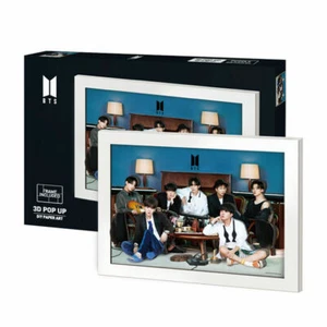 BTS Bangtanboys 3D POP UP Rompecabezas (BE) Hágalo usted mismo Arte en papel - Imagen 1 de 4