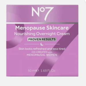 No7 Menopause Skincare Nourishing Overnight Cream 1.69 fl oz Women New in Box - Picture 1 of 1