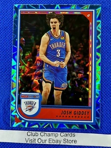 Aros de la NBA 2022-23 Panini - Teal Explosion #203 Josh Giddey - Thunder - Imagen 1 de 2