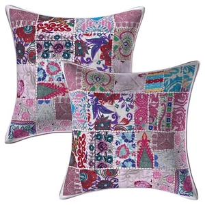 Decorative Home Decor 20 x 20 in Boho Cushion Cover Vintage Sofa Pillow Case - Picture 1 of 6
