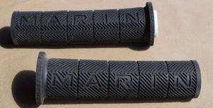 Marin County Single Density Grip Bike Bicycle Handlebar Covers Black Soft - Picture 1 of 4