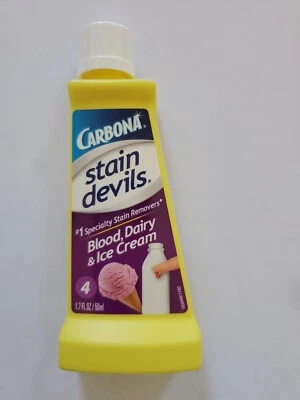 Carbona Stain Devils #4 Remover Blood, Dairy & Ice Cream 1.7 OZ