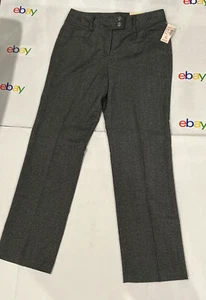 Dress Barn Below Waist Trouser Leg Gray Dress Pants Women's Size 10 - Picture 1 of 6
