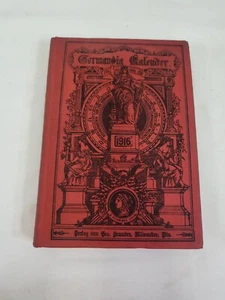 1916 Germania Kalender  German Calendar Almanac - Imagen 1 de 10