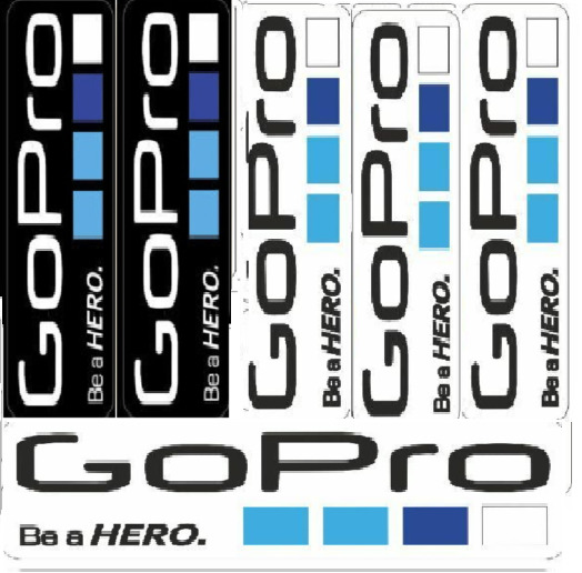 Cámara Gopro Hero Reemplazo Calcomanías Pegatinas Gráfico de vinilo 14 piezas |