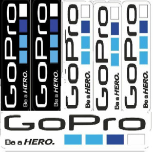GoPro Hero Camera Decals Sticker Graphic Set Vinyl Logo salt water marine 6Pcs