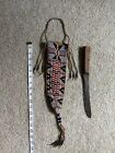 Native American Indian Fighting Trade Knife and Sheath Late 1800s