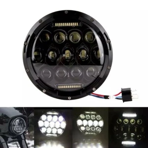 FARO LED MOTO 7" PER DUCATI MONSTER 600 620 695 6500K 75W HORNET BMW RACER KTM - Picture 1 of 5