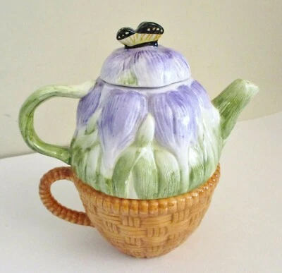 Certificado International Corp. por Peggy Jo Ackley 3 piezas Té de tulipán para 1 juego de té Foto 1 de 4