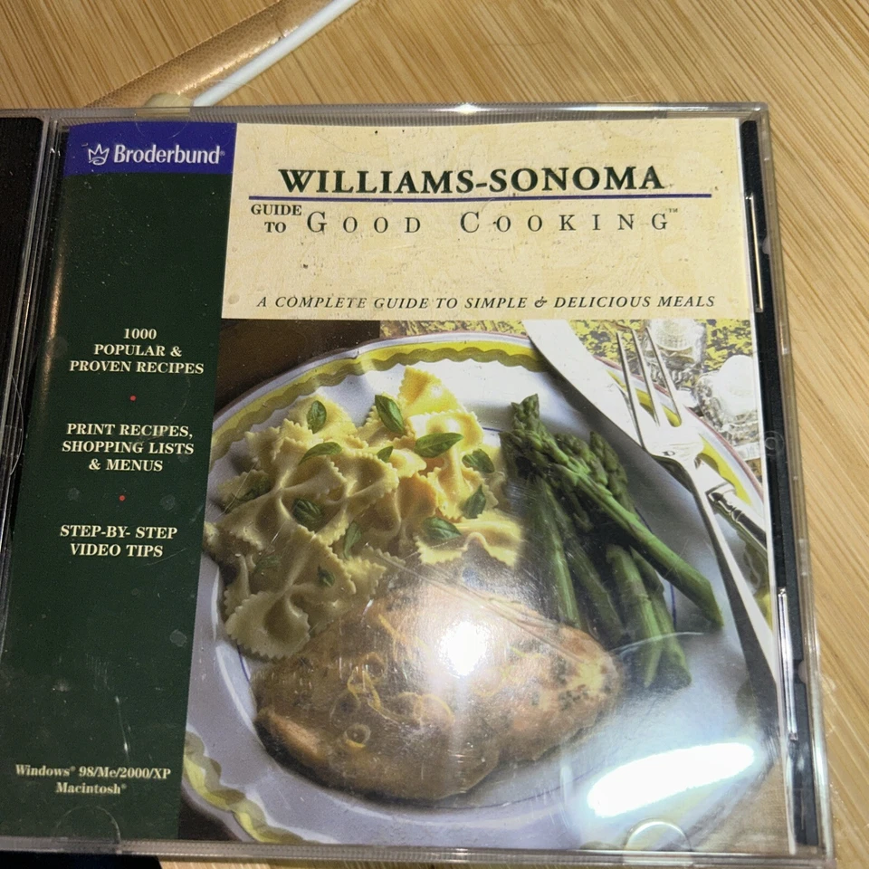 Broderbund Williams-Sonoma Guide to Good Cooking CD-ROM NEW  - Image 1 of 1