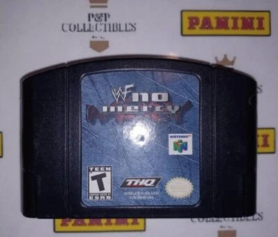 WWF No Mercy BLOCKBUSTER EDITION RARE Nintendo 64 Video Game N64 - Image 1 of 4