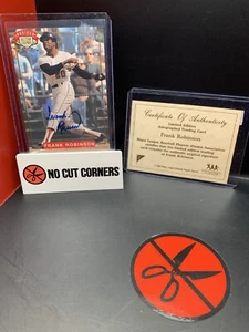 Frank Robinson Signed 1994 Nabisco All Star Legends Card HOF Baltimore Orioles - Picture 1 of 2