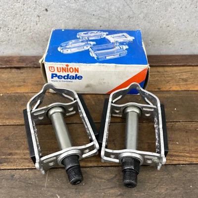 Vintage Union Quill Road Pedals NOS 9/16 Inch Germany Fits Schwinn Superior - Image 1 of 4
