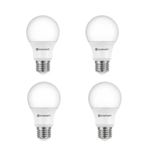 EcoSmart LED Light Bulb 100-Watt Equivalent Dimmable 3000K Bright White (4 Pack) - Picture 1 of 5