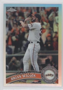 2011 Topps Chrome Refractor Brian Wilson #62