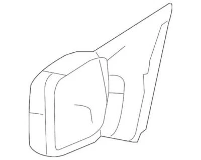 Genuine Ford Lincoln 2007-2008 F-150 Mark LT Door Mirror Right 8L3Z-17682-HA - Image 1 of 2