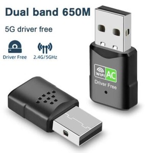 Dual Band AC600 Mbps Dual Band 2.4GHz 5Ghz Wireless USB Mini WiFi Network HOTS