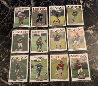 2008 TOPPS KICKOFF FOOTBALL FACTORY NUMBERED BASE  or ROOKIE CARD PICK YOUR CARD - Image 1 of 2