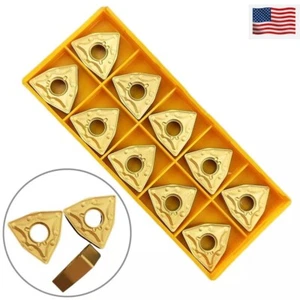 WNMG080404-MA WNMG431 Carbide Turning Inserts Lathe Cutter Blades -10 Pack - Picture 1 of 8