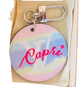 Louis Vuitton Capri Tasche Charm Rund Schlüsselanhänger Pastell 4 Onthego Maßstab NEU LTD Selten - Bild 1 von 13